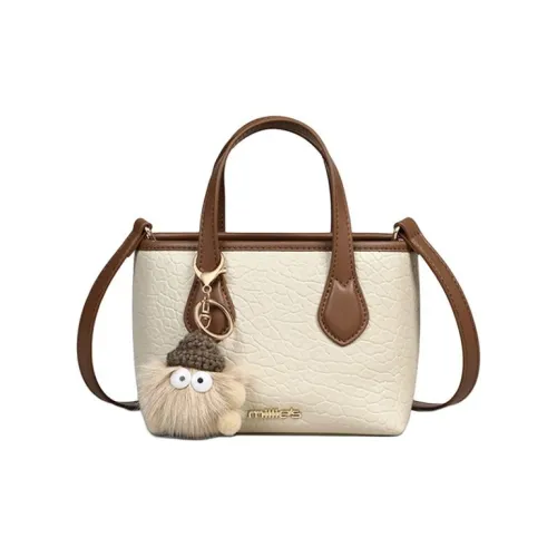 MILLIE'S Сумка через плечо из коровьей кожи стандартная женская цвет экрю кофейный