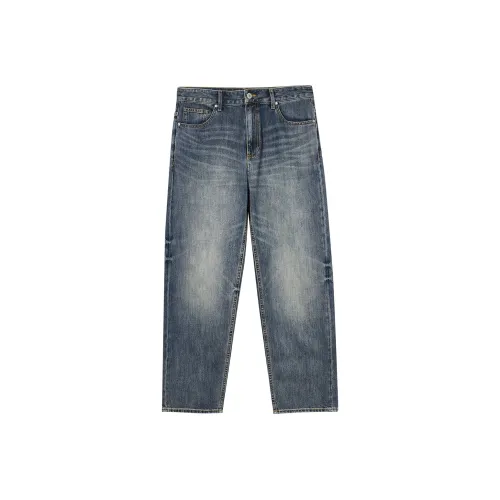 JACK JONES E39 Средний джинсовый синий Мужские джинсы