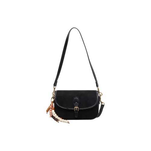 ORANGE BEAN ПУ (полиуретан) с замшей сумка через плечо сумка на плечо женская многоцветная