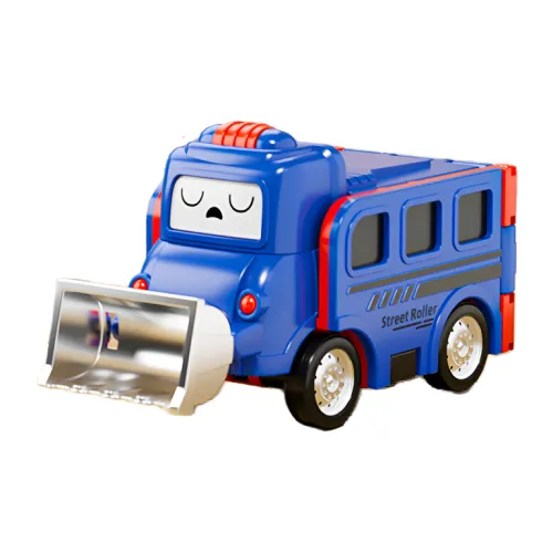 GUOU Трансформируемый школьный автобус FLIP для упражнений Focus Инерция Тяга Спина Игрушка Glider