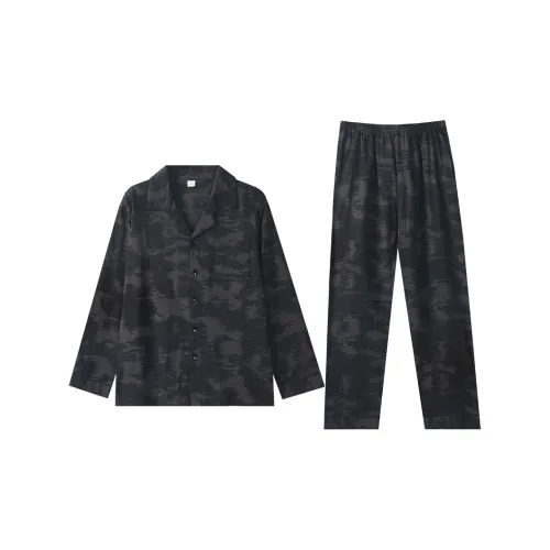 HUAIERWEI JY 100% хлопок Мужской 44017 Мужской Пижамные комплекты