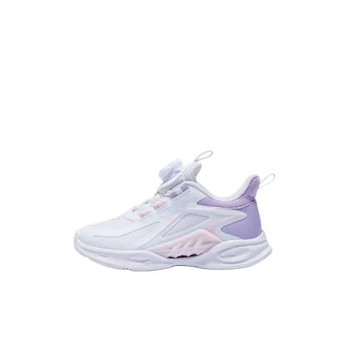 361°KIDS Поддержка Низкий Топ Беговые кроссовки Светло-розовый Фиолетовый 361 градус Белый Прутья ивы Фиолетовый Детский