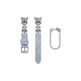 [Silver Pink Light Blue Denim + Silver Diamond Cat Case]  
[Серебряный Розовый Светло-Синий Деним + Серебряный Ромб Кошка Чехол]