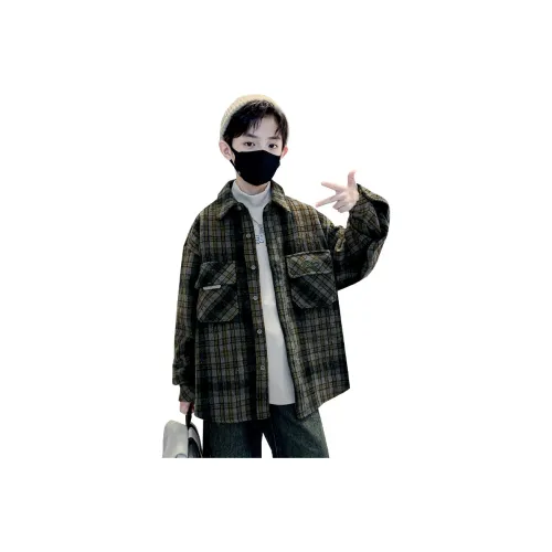 MUMUWU HOUSE Зеленый Школьный возраст Топы