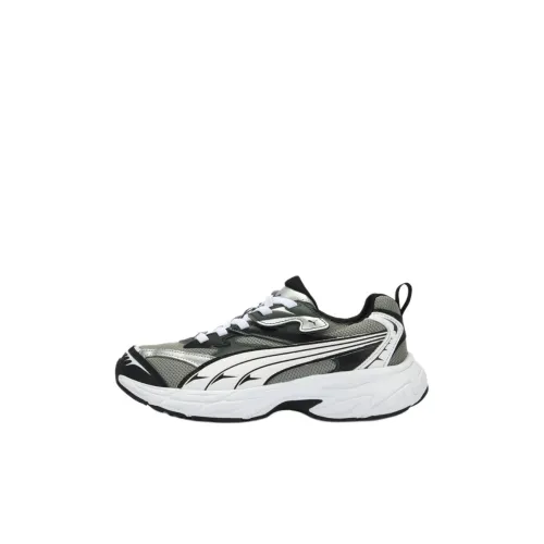 PUMA Morphic Low Топ Kids Lifestyle Shoes Дымчато-серый Белый черный Унисекс