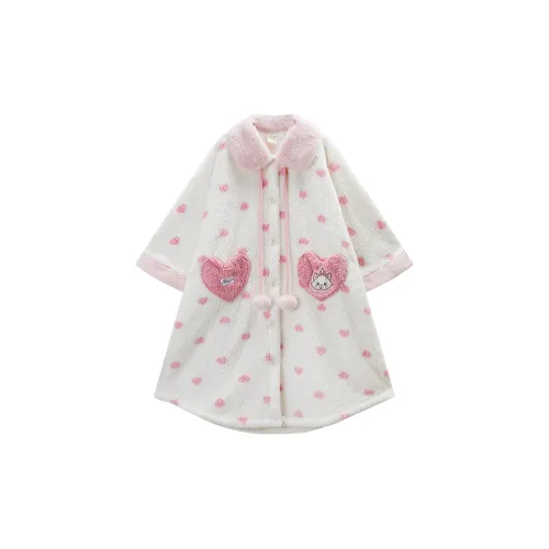 GUKOO x Disney Банные халаты Женские Розовый Белый