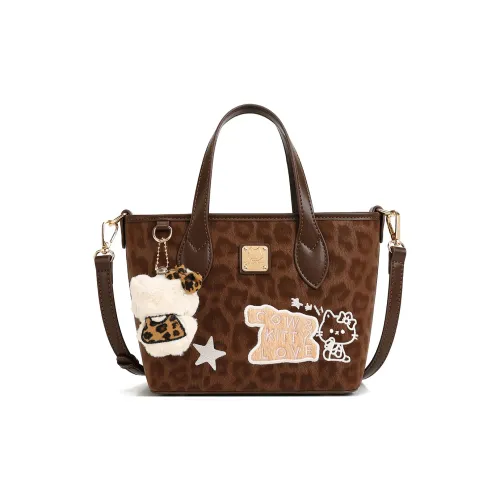 POLG Замша с ПУ (полиуретан) Сумка Стандартная Женская Умбра