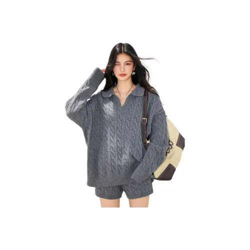 HIPHOPPUNKS Серый Женский Трикотаж