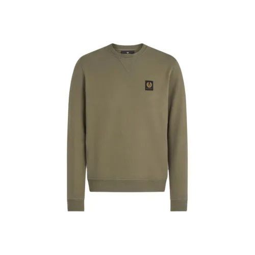 Belstaff Olive Men's Sweatshirts Белстафф Оливковый Мужской Свитшот