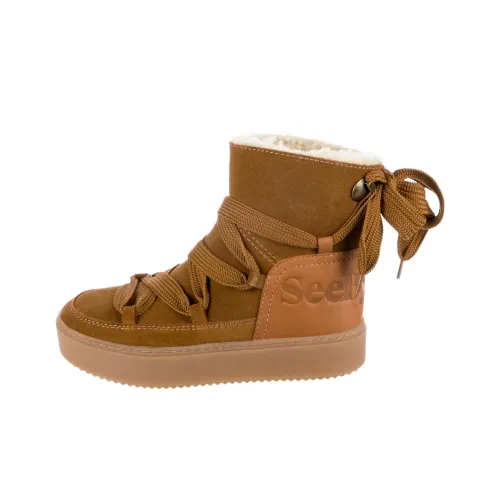 See By Chloe Crew Сноубутсы Женские Коричневый
