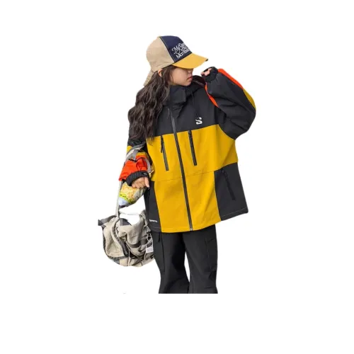 Mu Qingqing Имбирно-желтый 3 в 1 Школьный возраст Топы