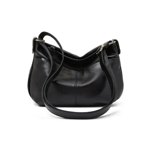 Old Man's Head Коровья кожа Сумка через плечо Стандартная Женская Черный Светло-синий Темно-абрикосовый