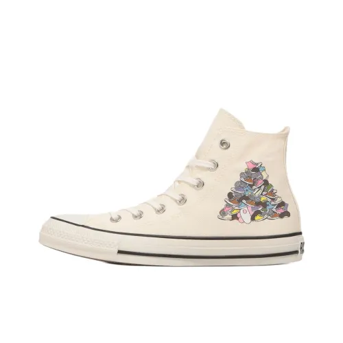 KAWAISOUNI! x Converse All Star High Top Canvas Shoes Unisex White