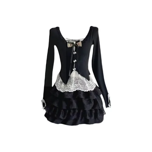 DANCANG Двухкомпонентный комплект женских костюмов с юбкой