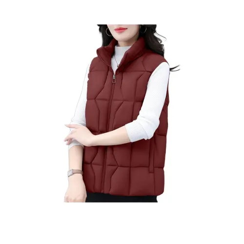 The Temptation Of The Muse Воротник-стойка Хлопковый жилет Женский