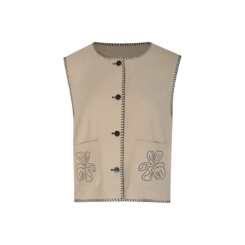 Little Pull Светлый Хаки Женские Жилеты