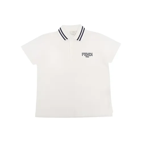 FENDI Поло SS25 Белый Детский