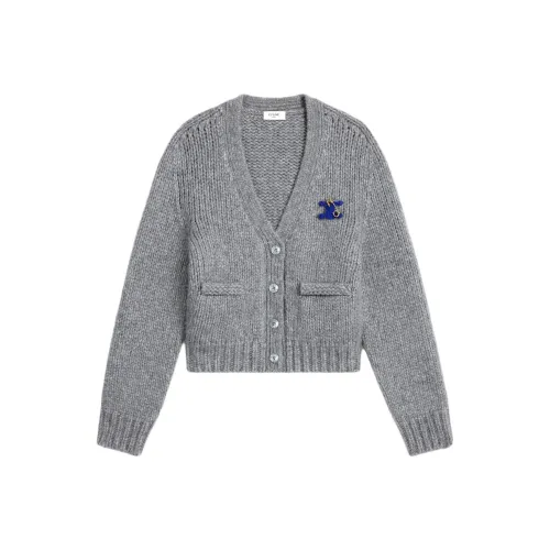 Celine Светло-серые женские свитеры