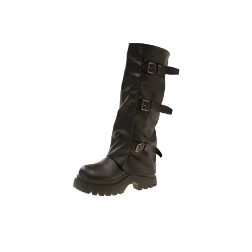 Xingdiman Женские высокие сапоги на каблуке