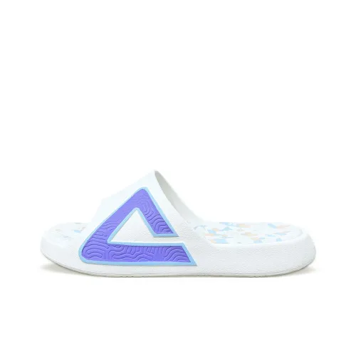 PEAK Tai Ji1,0 Противоскользящие устойчивые к истиранию противогрибковые тихие шлепанцы унисекс Белый Фиолетовый Синий