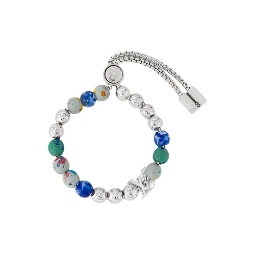 LOUIS VUITTON Переработанные материалы Браслеты Унисекс Серебряный Синий Зеленый