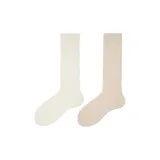 Кремовый белый + Миндальный бежевый