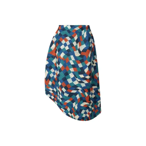 PLEATS PLEASE ISSEY MIYAKE FW25 Повседневный Длинный Юбка Женские