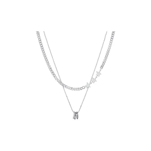 MISS XIA JWY Серебряное покрытие Медные ожерелья Унисекс