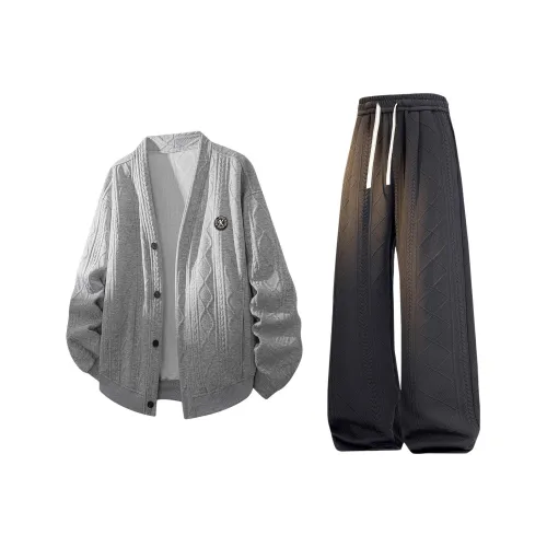 KONGBAITING Повседневный Спортивный Комплект Унисекс из Двух Предметов