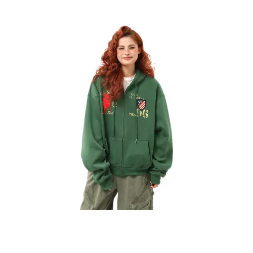 REXSHION Зеленый Унисекс Свитшоты