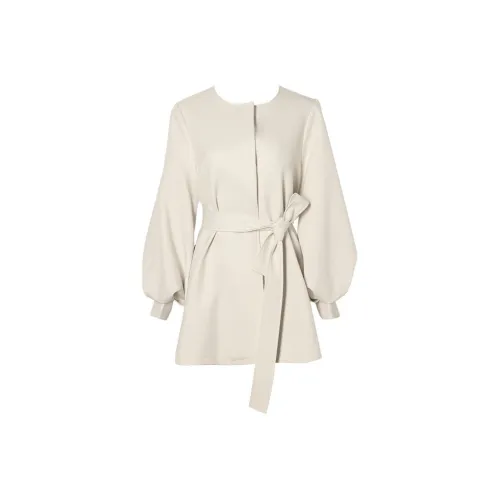 DPLAY Кремовый Абрикос Женский Короткий Пальто