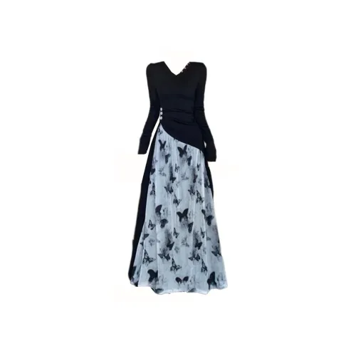 Local Gal Длинное платье с длинными рукавами женское