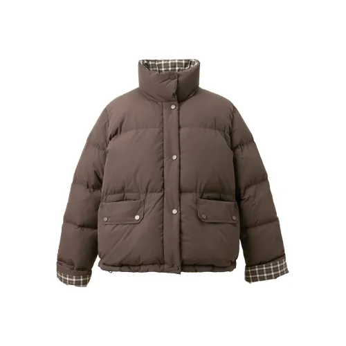 3COLOUR Красный Коричневый Женский Пух