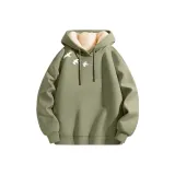 [Шерпа-толстовка] Серо-зеленый цвет с узором горошка (Tb Flying Bird Tour, ярлык на груди)