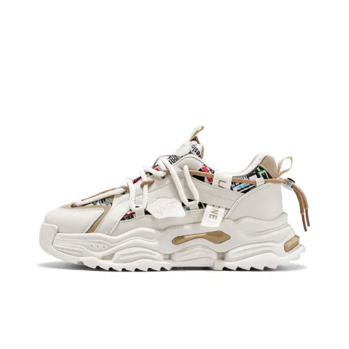 MIIOW Амортизация Покрытие Увеличение Высоты Устойчивость к Износу Противоскользящий Низкий Топ Толстая Подошва Мужские