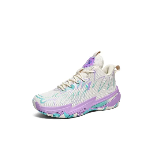 Genius Pooh Износостойкий Легкий Амортизирующий Противоскользящий Детские Баскетбольные Кроссовки Унисекс