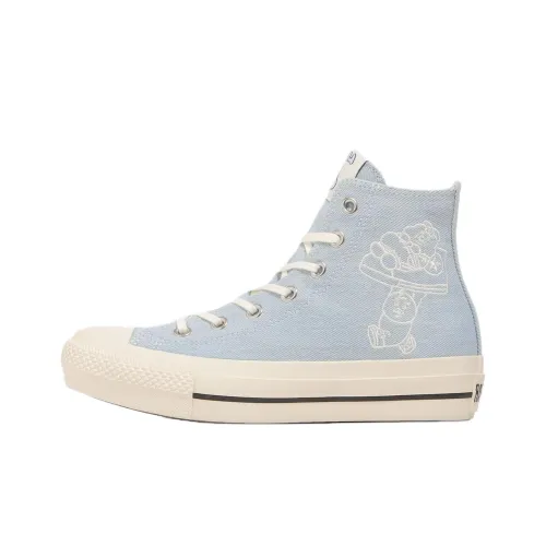 KAWAISOUNI! x Converse All Star High Top Canvas Shoes Women's Light Blue