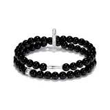 Счастливая рыбка, браслет из бусин удачи