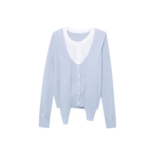 CHARM PICK Светло-синий Женский Трикотаж