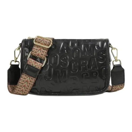 LOVEBIRD Сумка через плечо из коровьей кожи маленькая женская черная яшма