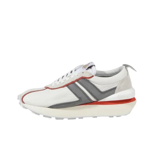 Lanvin Bumpr Low Топ Повседневная обувь Мужская Белый Серый