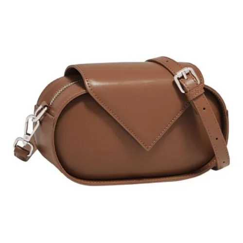 FOXER Сумка через плечо из коровьей кожи Маленькая Женская Коричневая Черная