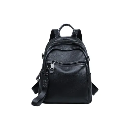 MILLIE'S Рюкзак из коровьей кожи с синтетической кожей стандартный женский черный