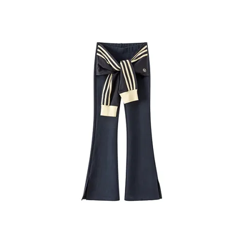 CHUU Темно-синие женские повседневные штаны