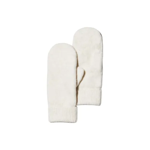 UNIQLO Акриловые вязаные перчатки Женские Сливовый Темно-серый Бордовый Темно-бежевый Темно-оливковый Синий Фиолетовый Темно-фиолетовый