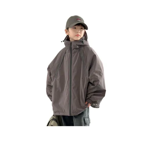 T.MOO Темно-фиолетовый школьный возраст утеплённые куртки