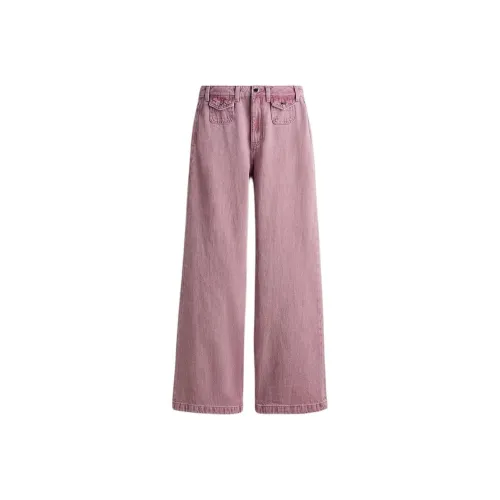 H M Темно-розовые Женские Джинсы