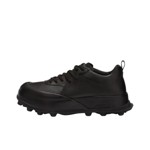 JIL SANDER Низкий топ Повседневная обувь Мужская Черный