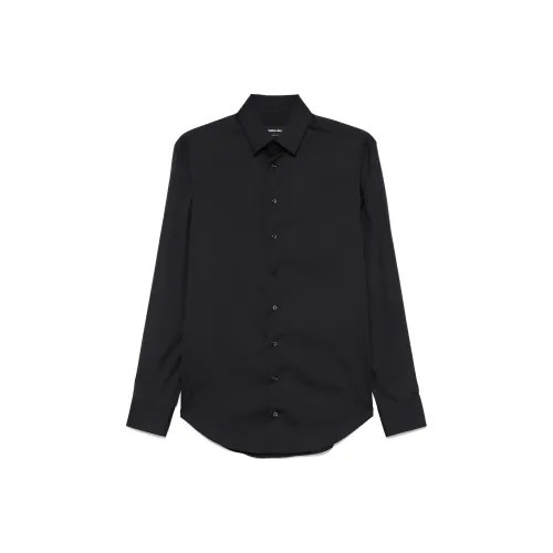 AMANI SS25 Рубашка Мужская Морской Синий