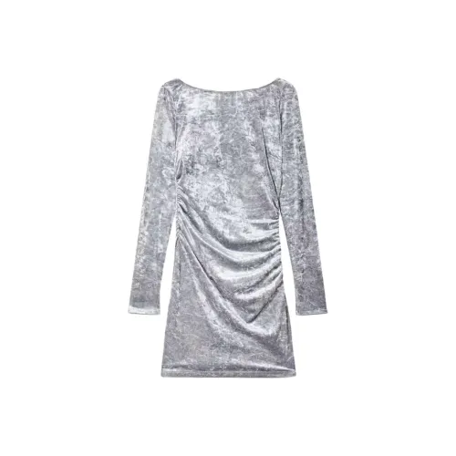 Patrizia Pepe FW25 Длинное Платье с Длинными Рукавами Женское